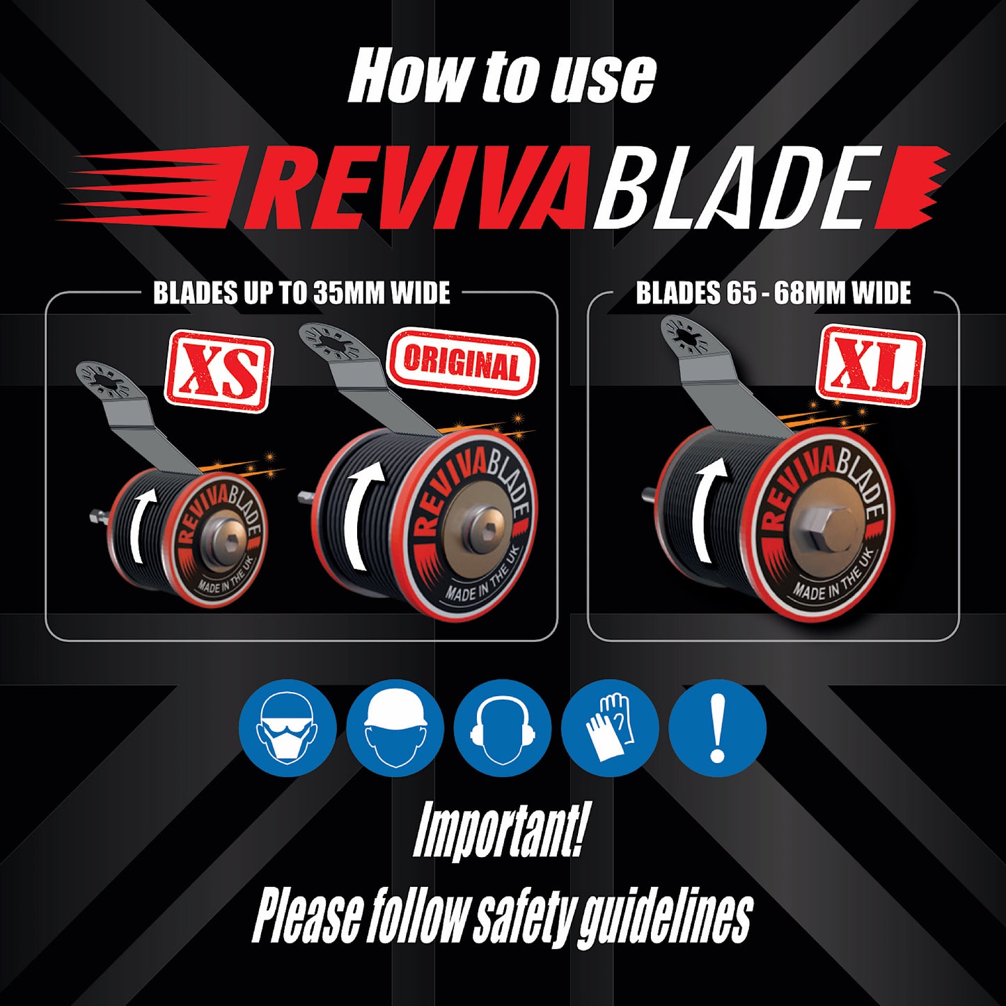 NEW.... Revivablade® XS Compact Multi-Tool Blade Sharpener with Hex Arbor!